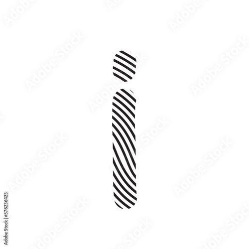 Zebra Font Aesthetic Handwritten Word Alphabet Fingerprint Line 
