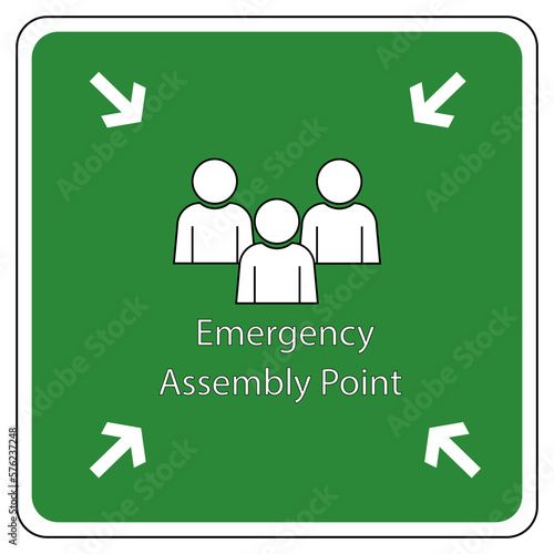 Emergency Assembly Point signage