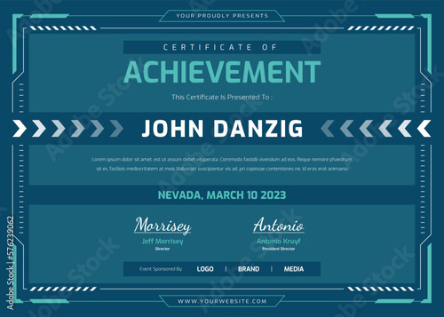 Modern Certificate Template
