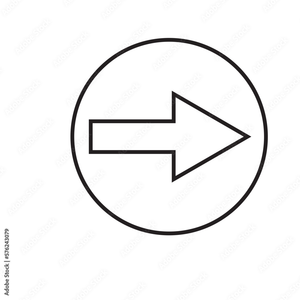 arrow sign icon on white arrow sign icon on white