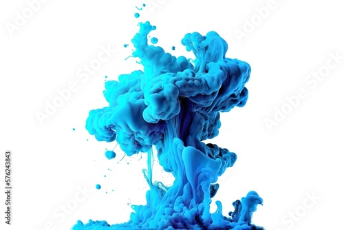 explore the beauty of ink with fluid turquoise ink banners generative ai