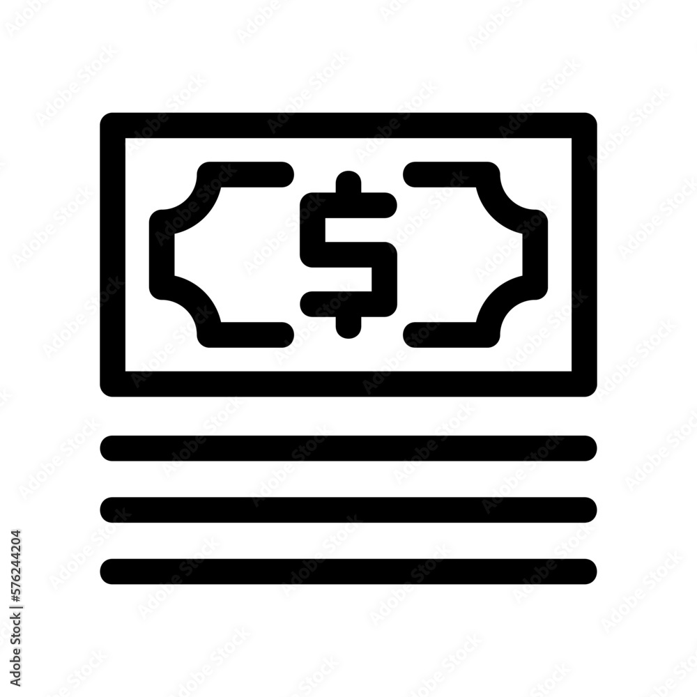 cash icon or logo isolated sign symbol vector illustration - high quality black style vector icons

