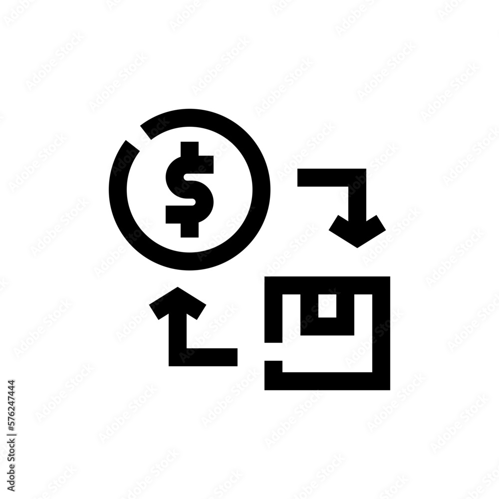 exchange line icon exchange line icon