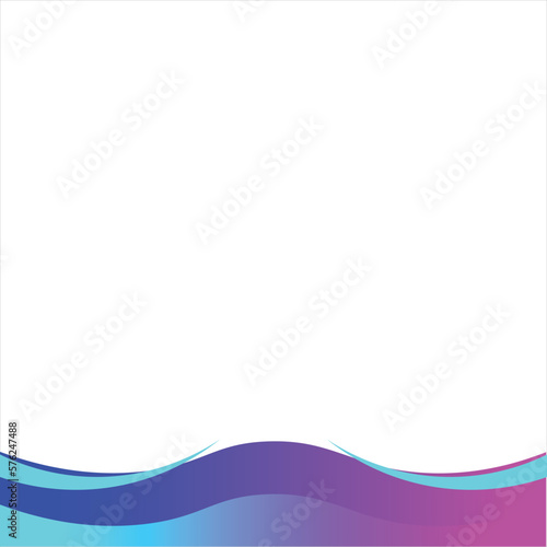 Gradient Abstract Footer