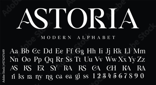 An Elegant Modern Font with a big set of ligatures, can be used for logos as well as for many other purposes