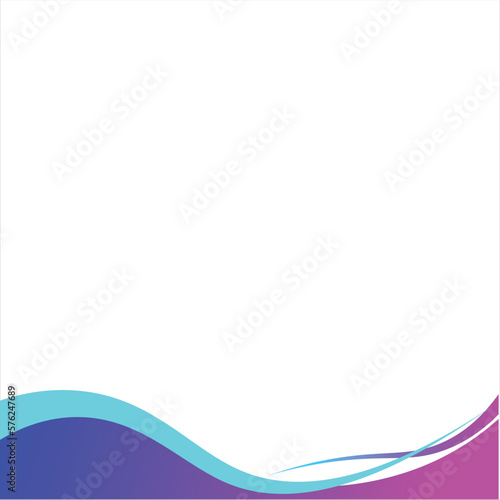 Gradient Abstract Footer