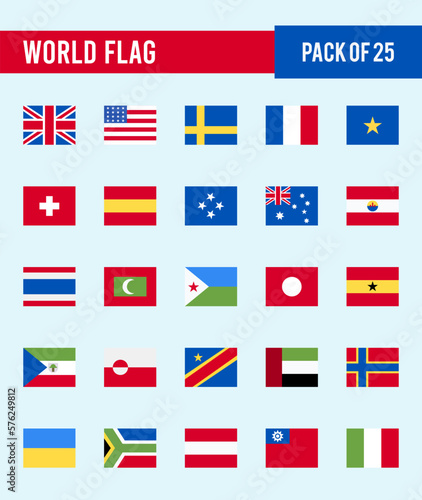 25 World Flags Square. icons Pack. vector illustration. Free Download 25 World Flags Square. icons Pack. vector illustration. - GFXLoad
