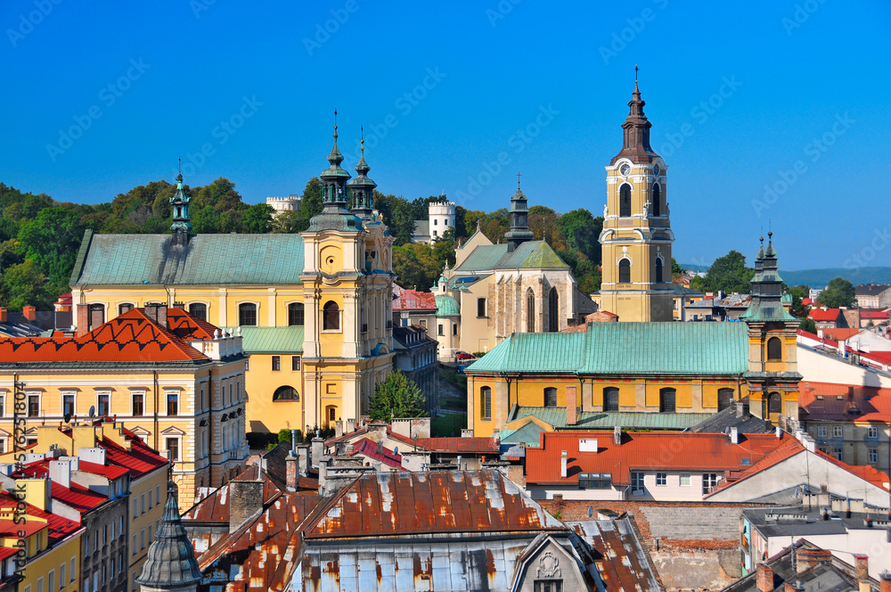 Obraz premium Panorama of Przemysl, Subcarpathian Voivodeship, Poland