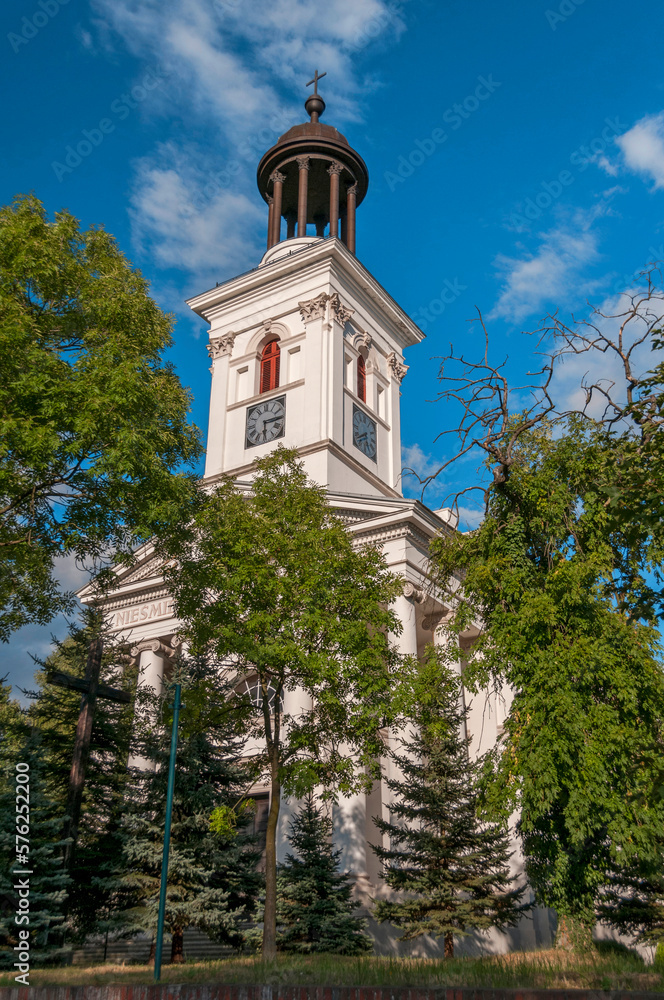 St. John the Baptist Church in Brzostkow, village in Greater Poland Voivodeship. St. John the Baptist Church in Brzostkow, village in Greater Poland Voivodeship.