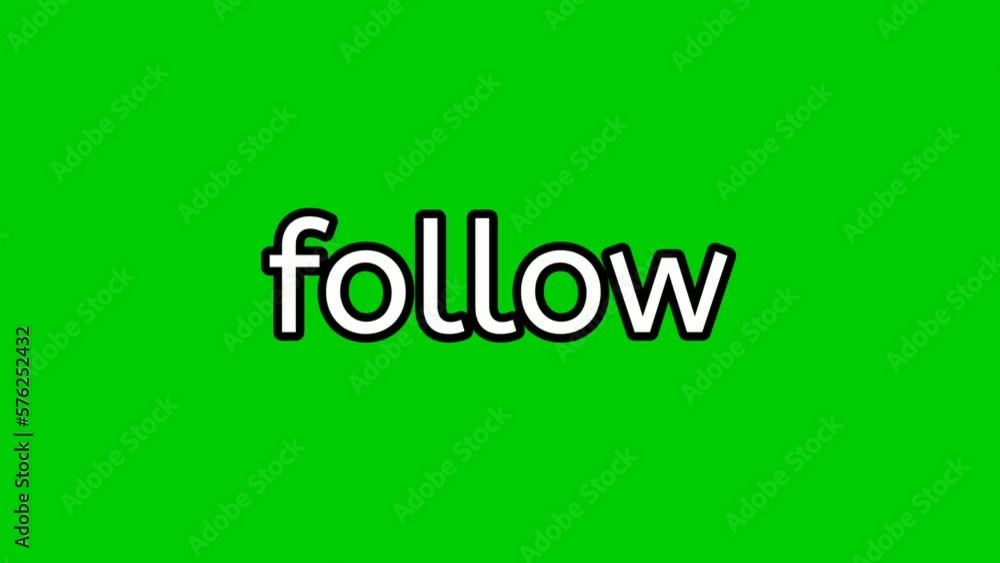 Animation text SUBSCRIBE, FOLLOW,SHARE and LIKE on green screen simpel motion graphics for social media video elements Animation text SUBSCRIBE, FOLLOW,SHARE and LIKE on green screen simpel motion graphics for social media video elements