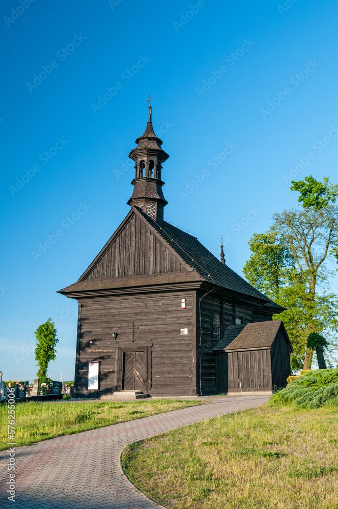 The wooden church of St. Isaac in Kazimierz Biskupi, Greater Poland Voivodeship, Poland	
