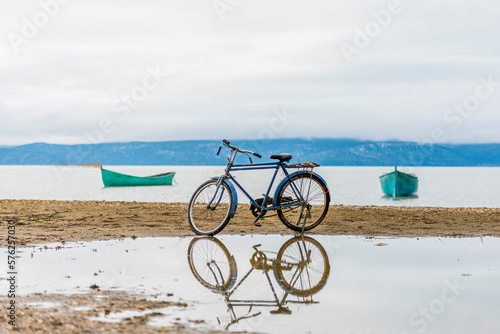 bike on the beach