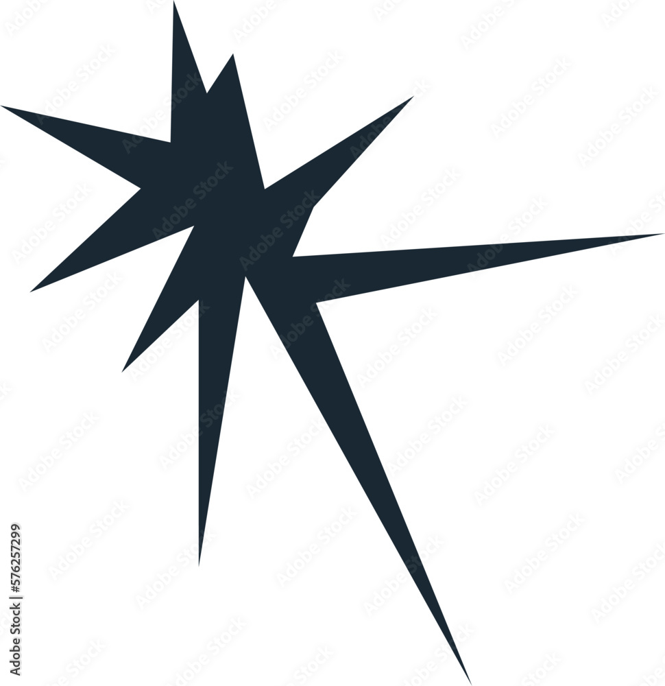 Crack flat illustration Curly line on broken things Crack flat illustration Curly line on broken things