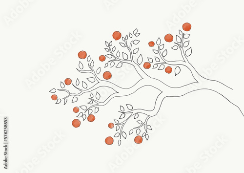 hand drawn tree