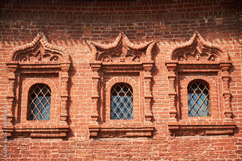 Architectural details of the building