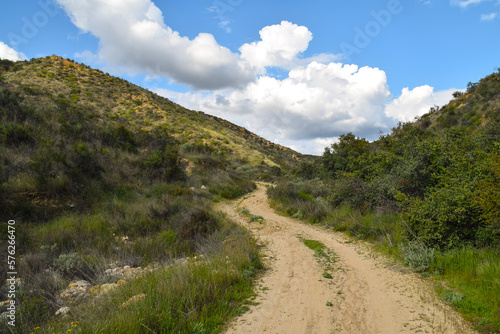 Clouds over Wayside Canyon Road, Castaic