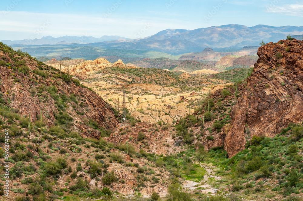 View into the Valley at Apache Trail