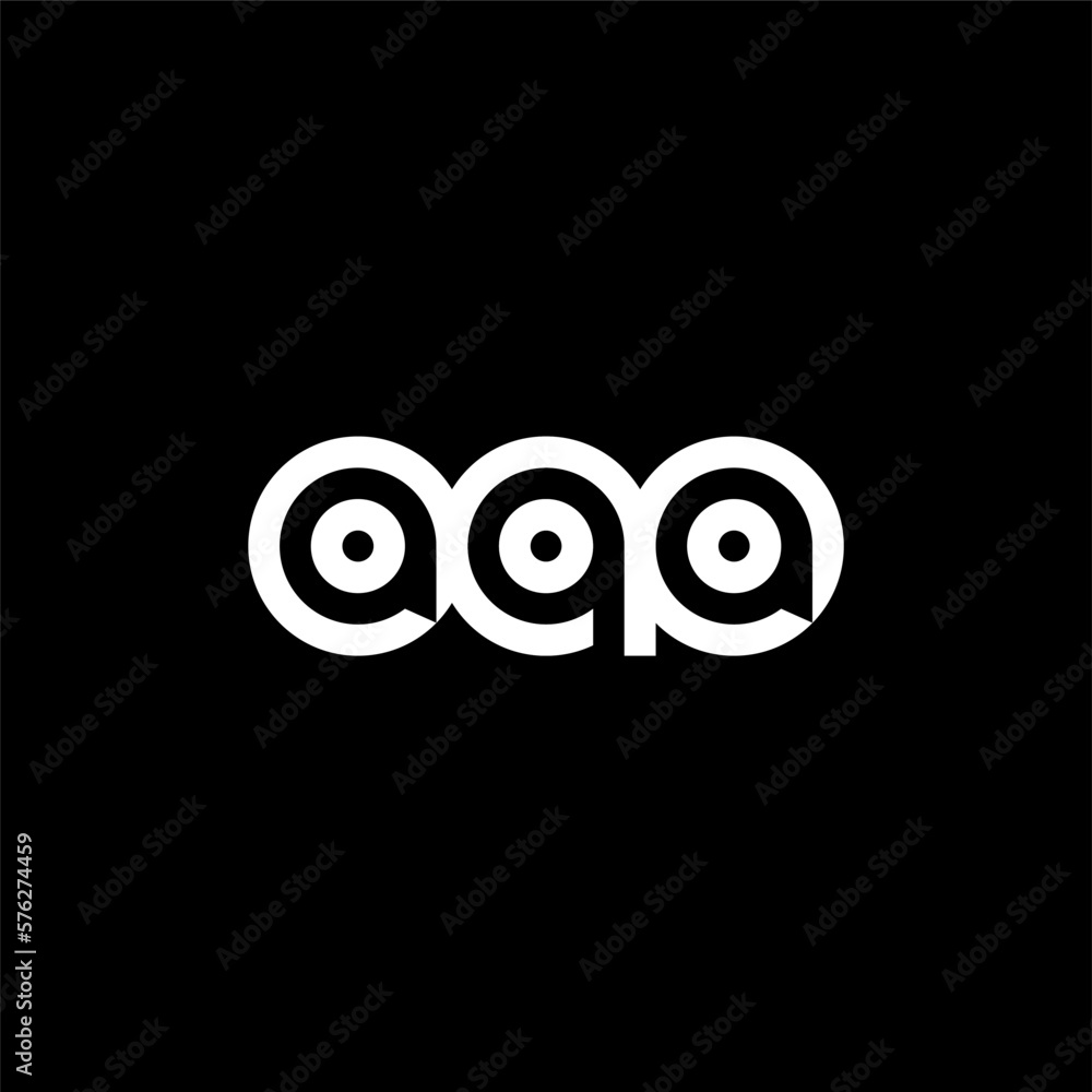 AQA Letter Initial Logo Design Template Vector Illustration AQA Letter Initial Logo Design Template Vector Illustration