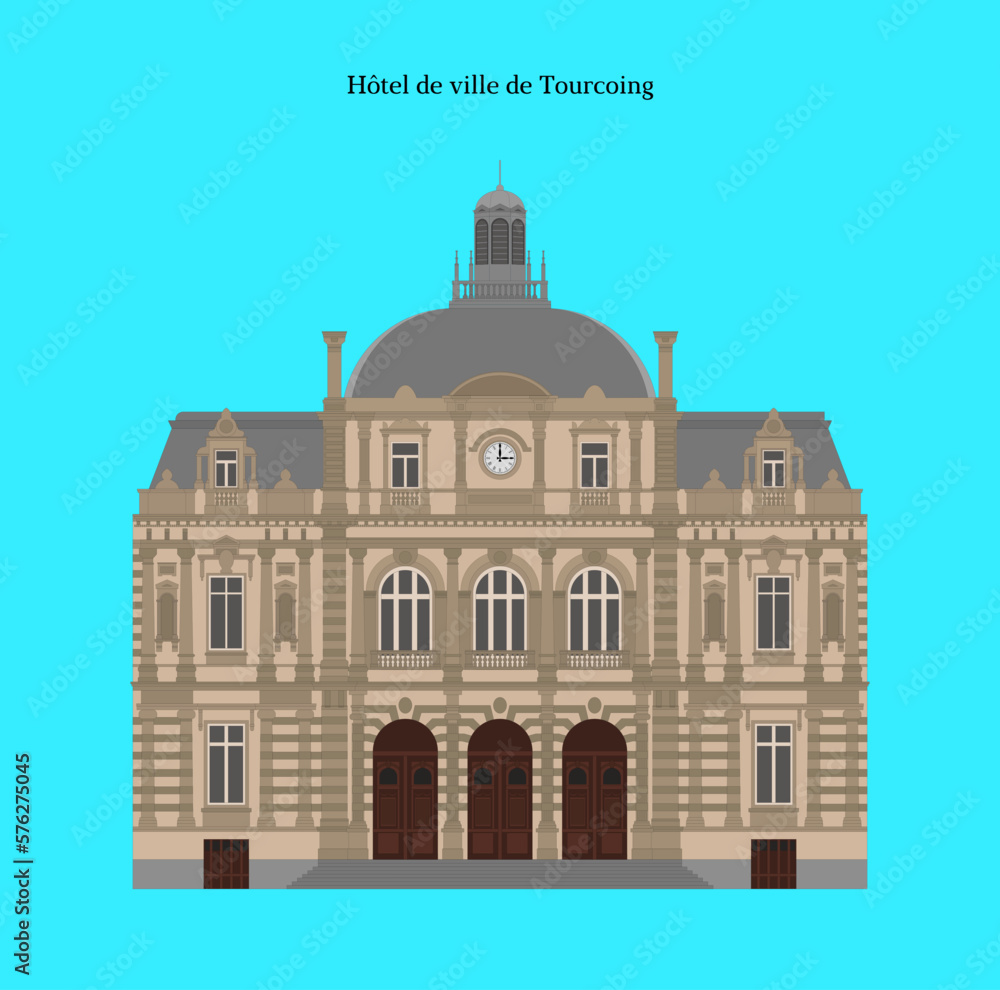 Tourcoing Town Hall, France