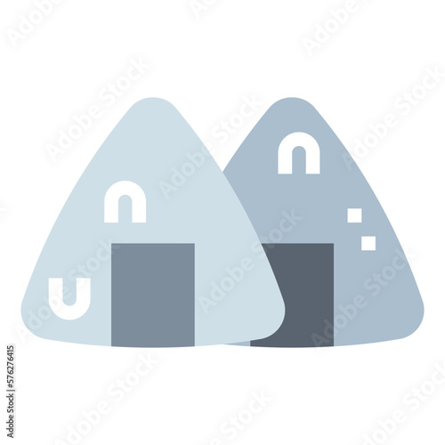 onigiri flat icon style