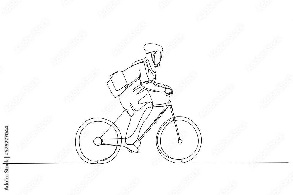 muslim woman rriding bicycle to office concept of bike to work eco friendly transportation muslim woman rriding bicycle to office concept of bike to work eco friendly transportation