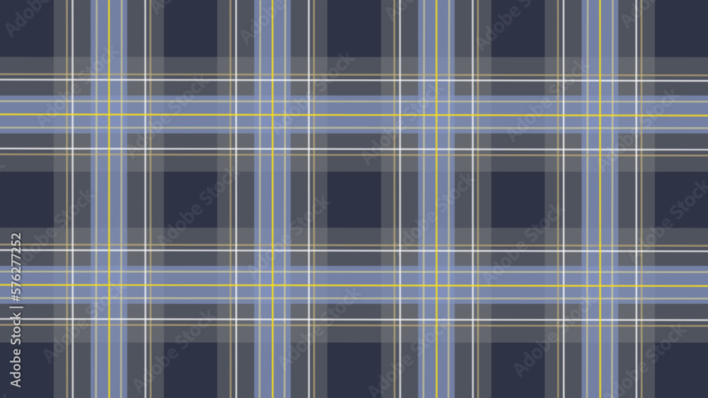 Scottish checkered background in dark blue