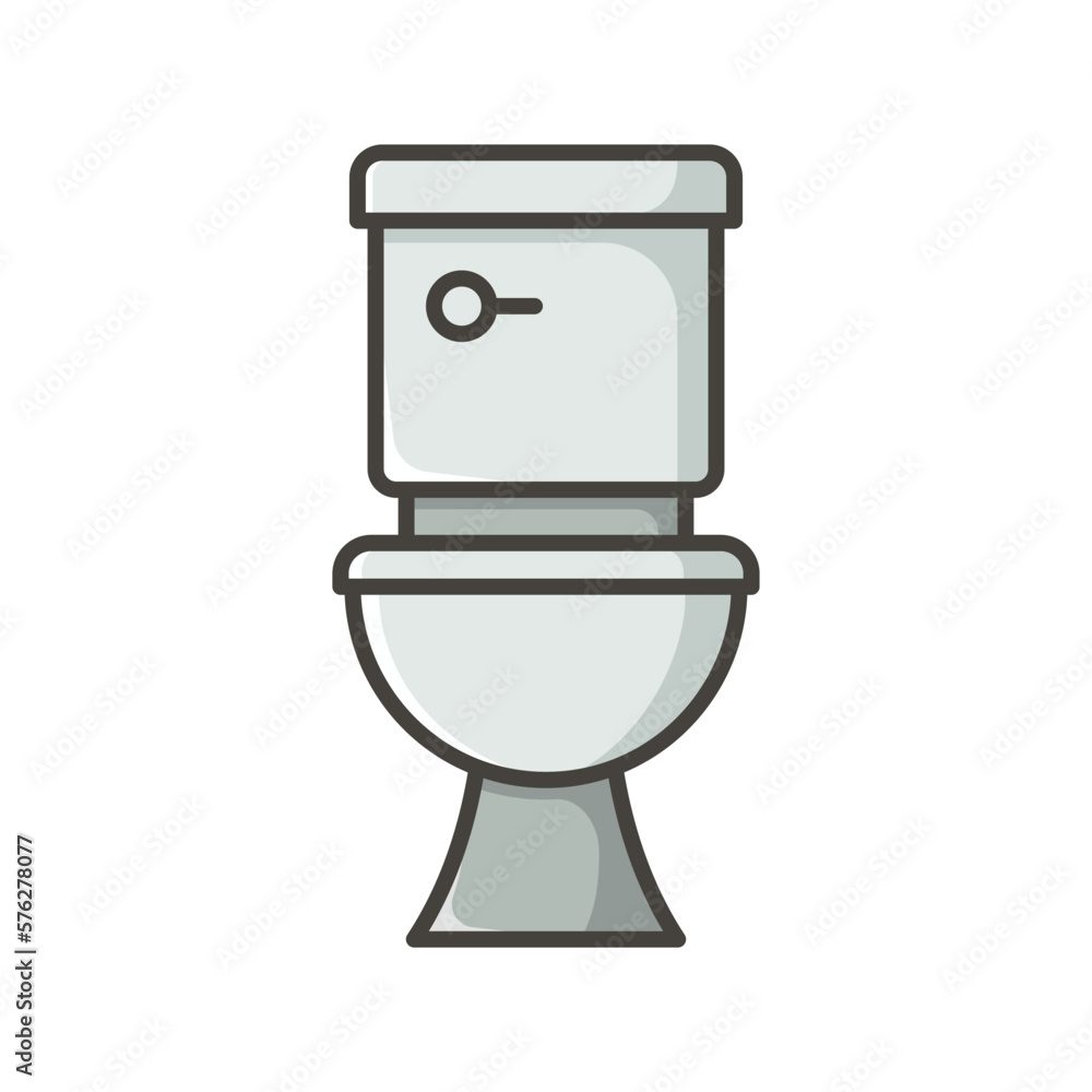 toilet icon vector design template in white background toilet icon vector design template in white background