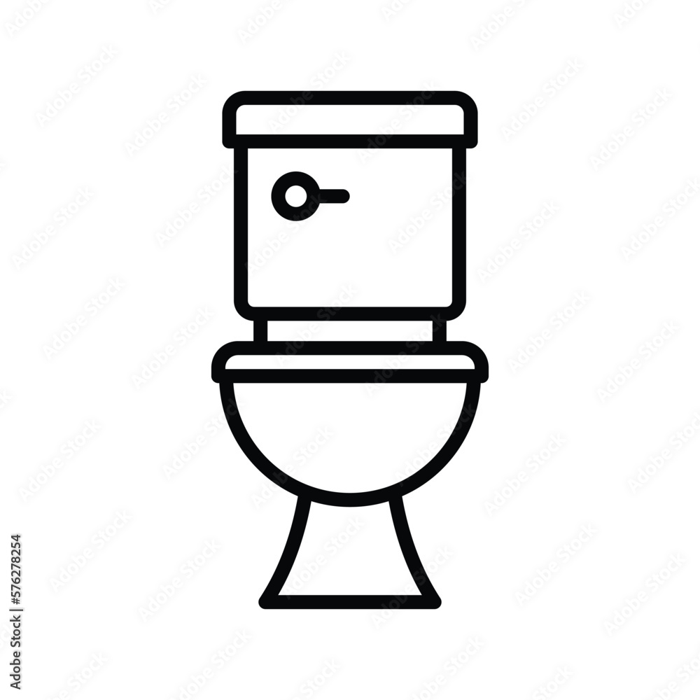 toilet icon vector design template in white background toilet icon vector design template in white background