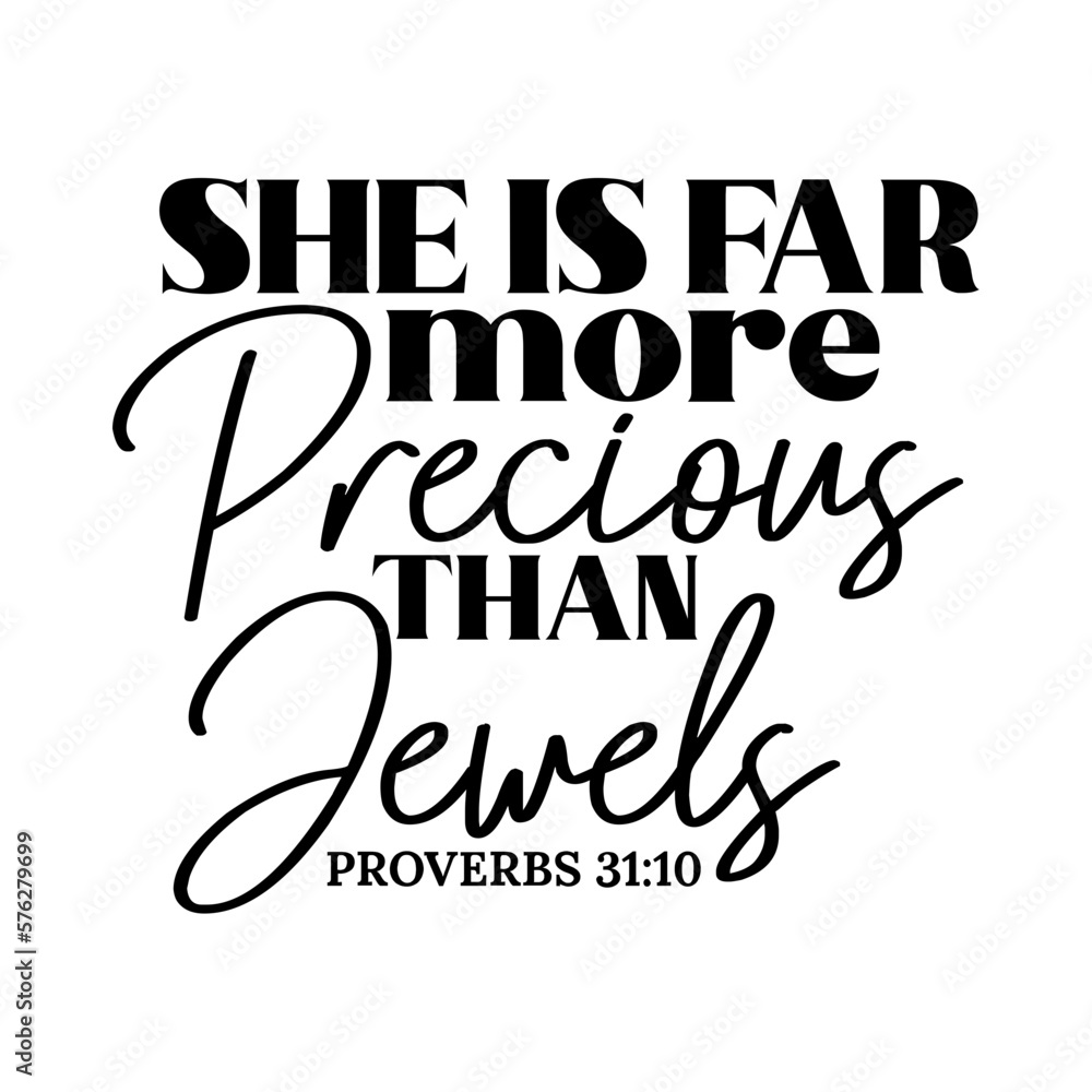 She is Far More Precious than Jewels