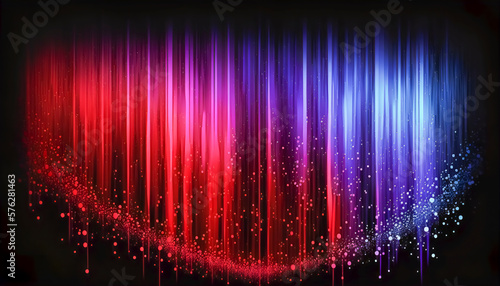 Colorful vertical motion line abstract background, wallpaper, abstract art, technology, data, particles, ai generated