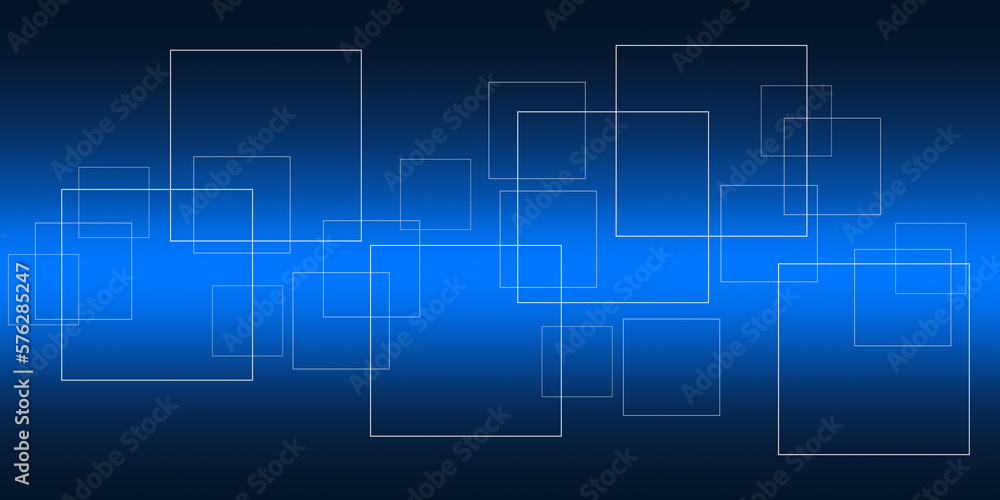  Abstract Technology Background. Digital Global Network Electronic Future Innovation Communication Business Connection. Technology Dark Blue background