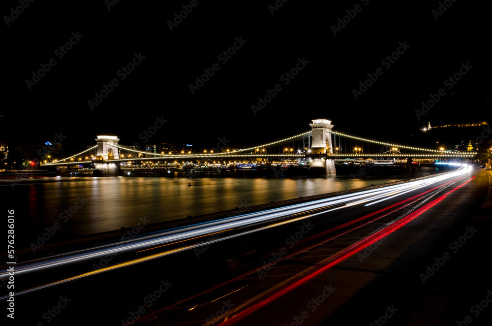 Obraz premium traffic in the night