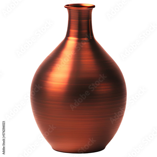 Brass Vase with brush finish photo