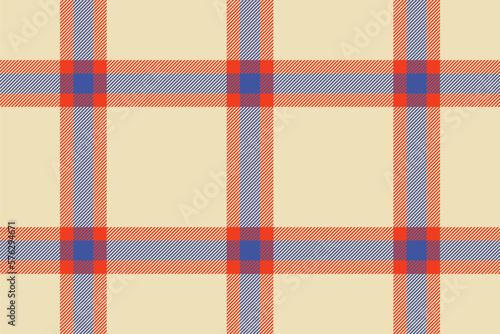 Plaid background, check seamless pattern. Vector fabric texture for textile print, wrapping paper, gift card or wallpaper.