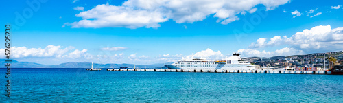 Kusadasi sea cruise liner moored © dbrus