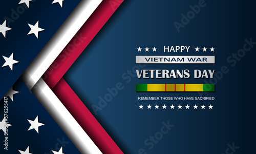 Happy Vietnam War Veterans Day background design