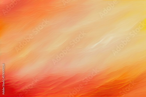 Abstract background art  orange and red gradient paint. Generative AI