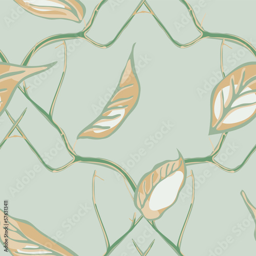 Lemon Seamless Pattern. Modern Hand Drawn Background. Green and Grey Psychedelic Citron Motif. Vector Summer Citrus Print. Simple Marker Lime. Botanical Illustration.