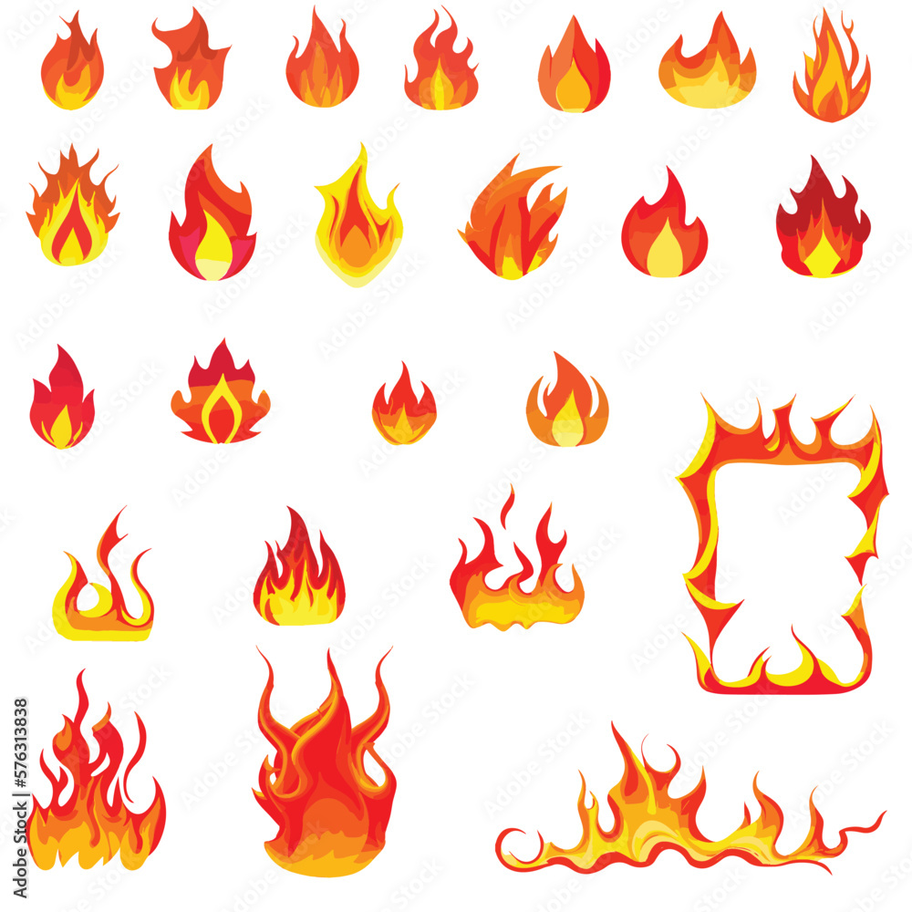 Fire Vector Illustration Fire Vector Illustration