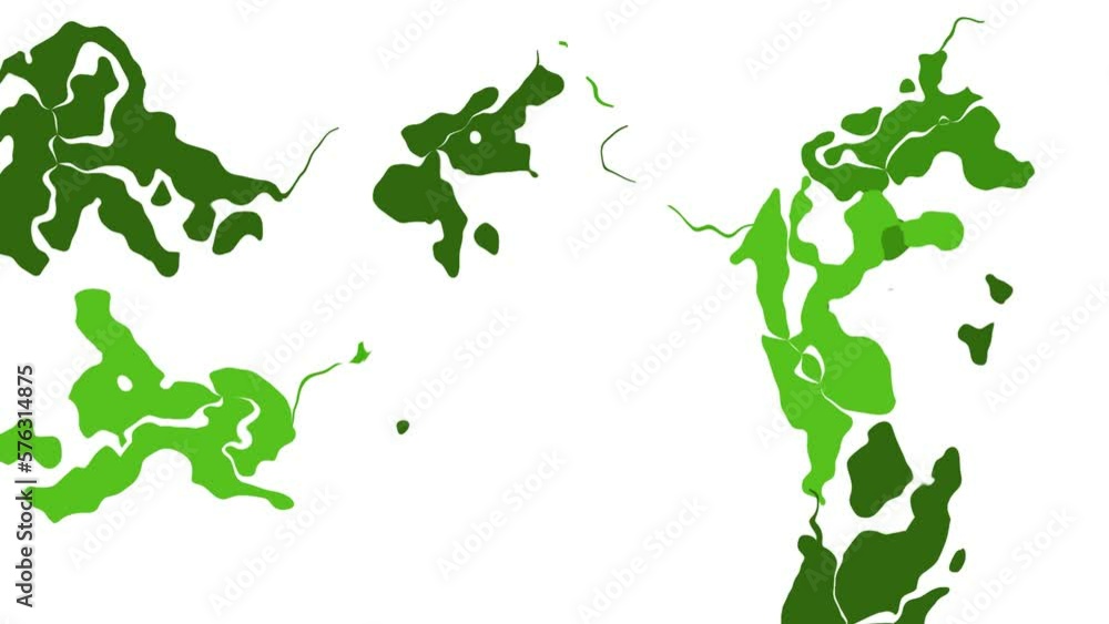simple color abstract animation video