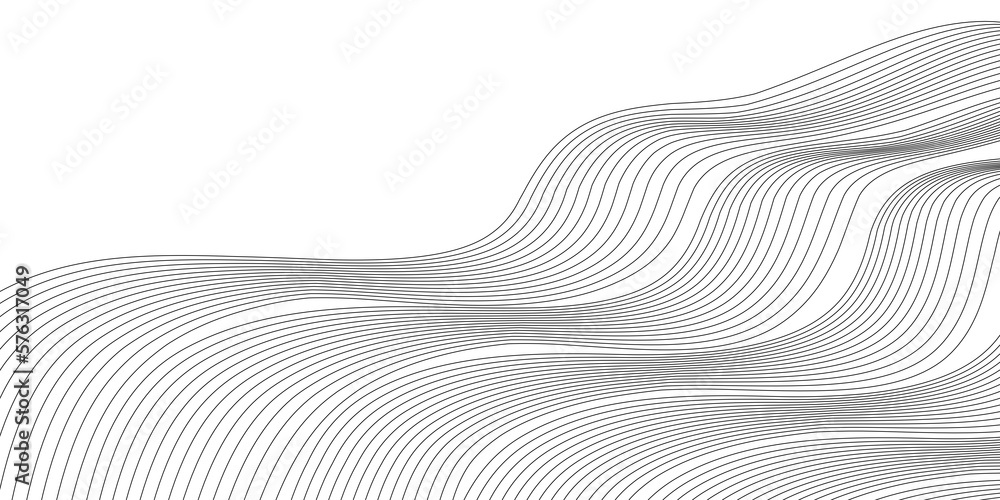 black and white wave abstract background with line art black and white wave abstract background with line art