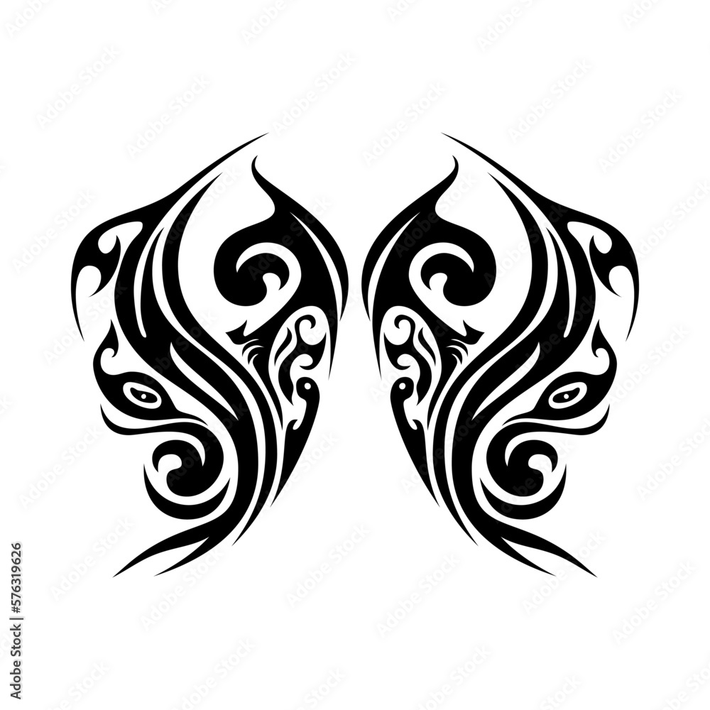 Tribal Tattoo Element