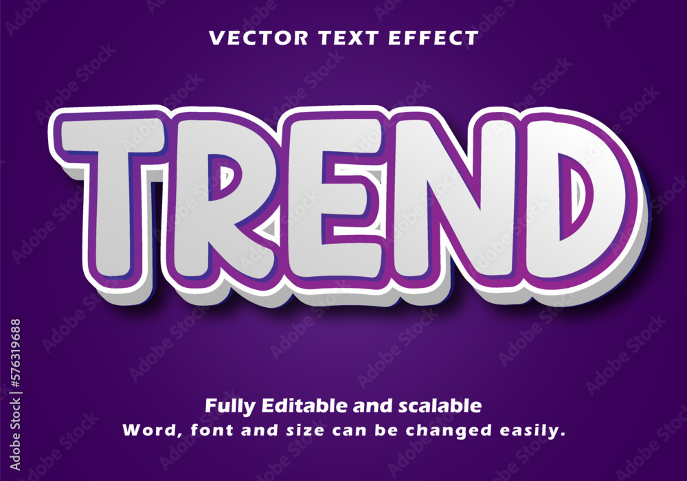 Vector editable 3d text effect. vector illustration template.