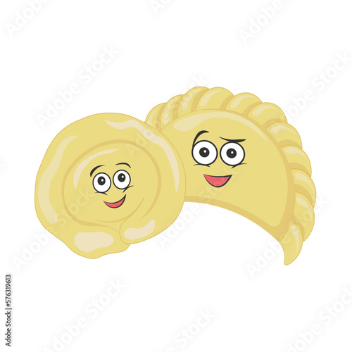 Jolly dumplings with a smile