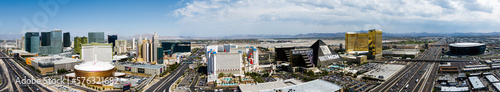 LAS VEGAS STRIP Aerial Panoramic