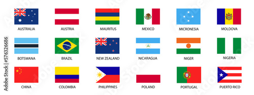 National flags of the world. World flag Set. Free Download National flags of the world. World flag Set. - GFXLoad