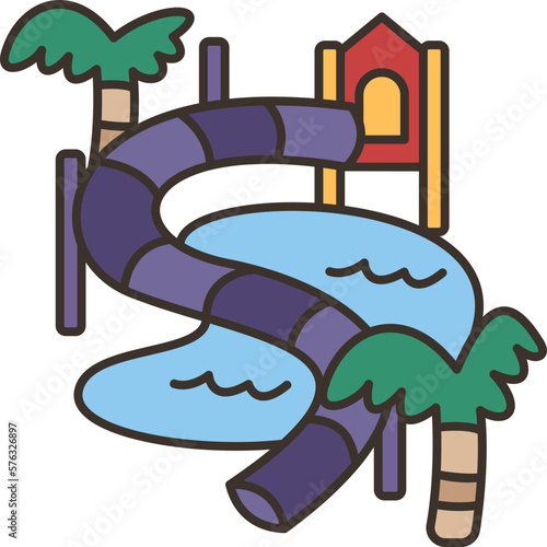 waterpark  icon