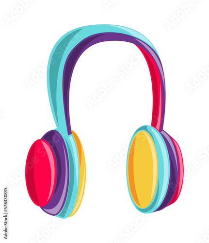 headphones retro icon