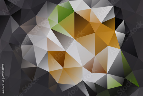 Fototapeta Naklejka Na Ścianę i Meble -  vector abstract polygonal background of effect geometric triangles