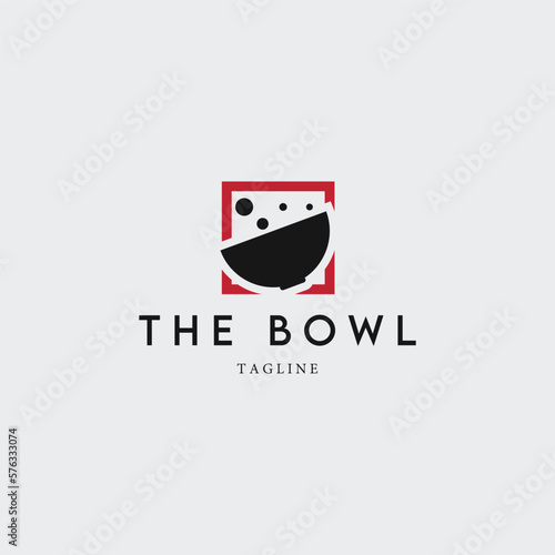 bowl logo vector illustration design for use brand business icon